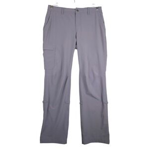 REI Co Op Women Size 6 Petite Gray Cargo Hiking Pants Convertible Outdoor